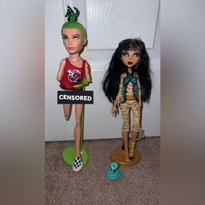 Monster High Booriginal Creeproduction Cleo De Nile & Deuce Gorgon Collectible